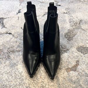 Charles by Charles David boots with studded detail.